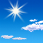 Sunny, with a high near 87. East wind 2 to 15 mph.